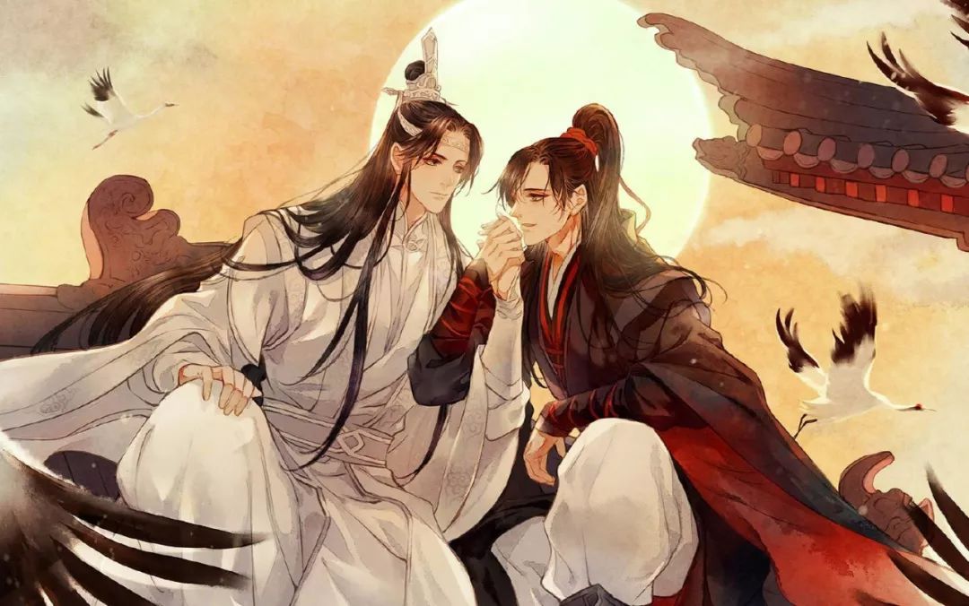 动漫壁纸男魔道祖师图片