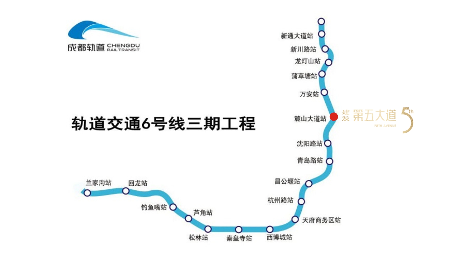 成都地铁6号线 线路图图片