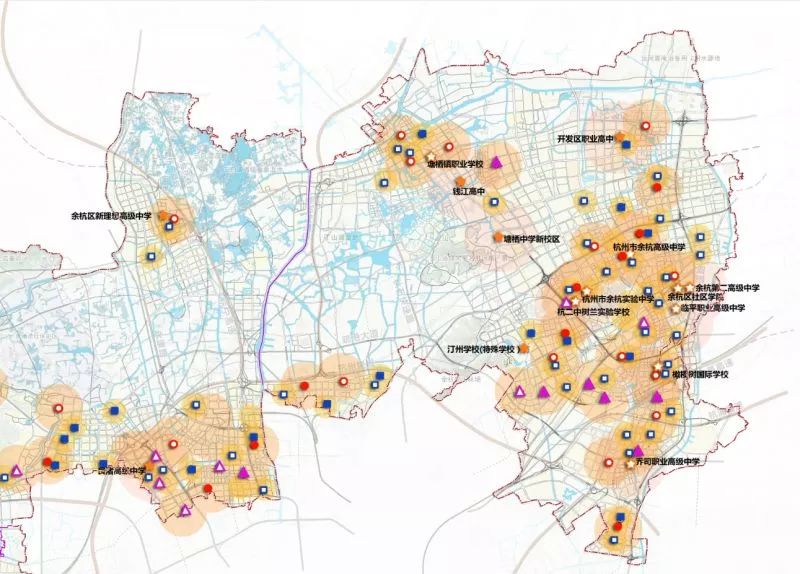 高清图丨杭州市余杭分区规划20172020征求意见未来余杭将这样发展