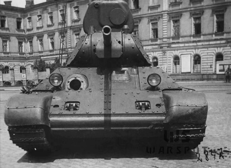 被德棍88终结的t34附加装甲型