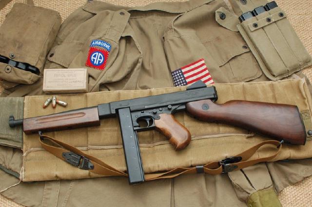 二战美国冲锋枪图片图片
