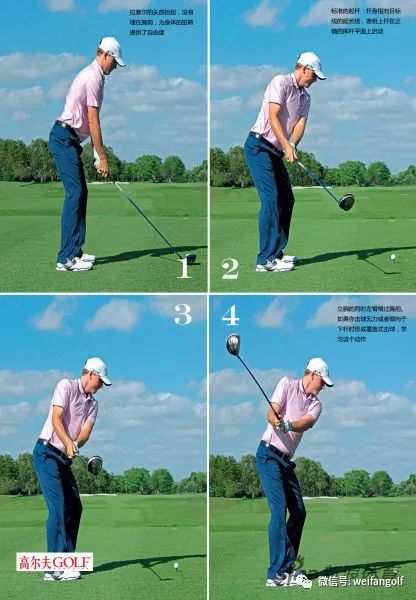 高尔夫动作分解高清图图片