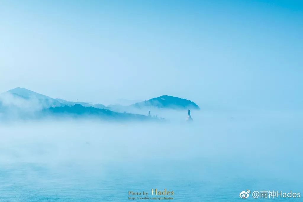 濱海風情的威海,仙霧繚繞,一不小心美成了童話!