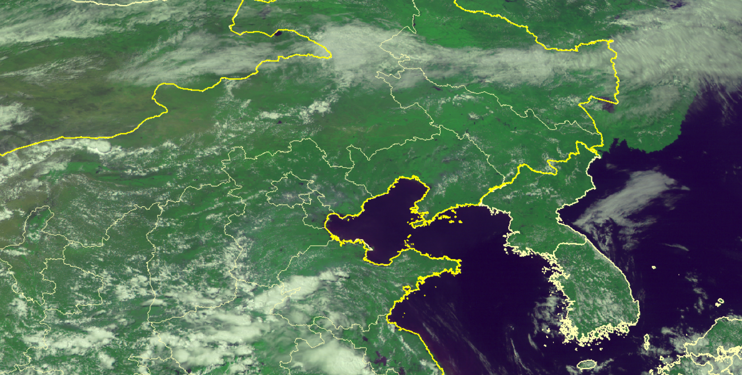 廣西10月天氣衛星雲圖實況