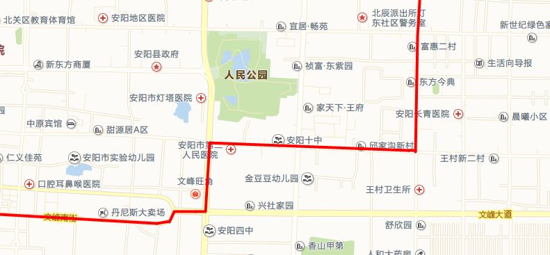 8月1日起安阳市公交1路11路25路29路临时绕行