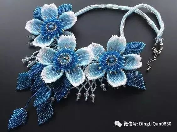 串珠作品米珠饰品串珠盆景花等制作及作品欣赏