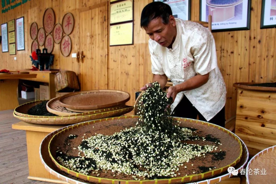 福州茉莉花茶制作图片