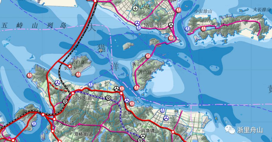 重磅舟山群岛新区最新规划来啦甬舟铁路北向大通道线路都在这里