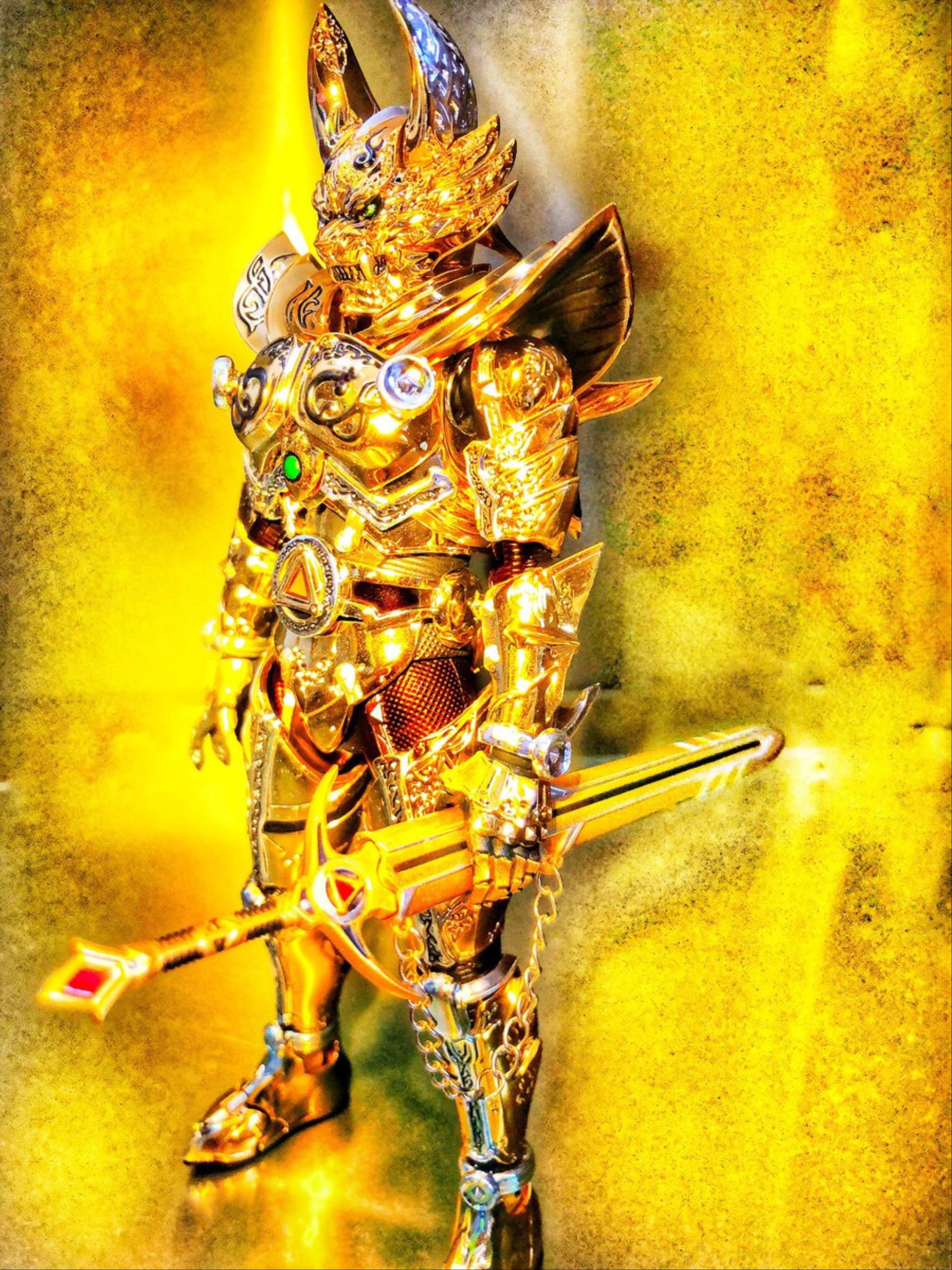 牙狼 魔戒骑士模型写真黄金骑士领衔全部帅到爆
