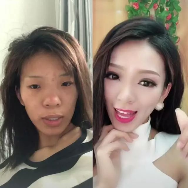 那些美若天仙的网络女主播们,卸妆后你还敢看吗?