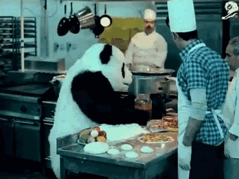 熊猫奶酪广告图片