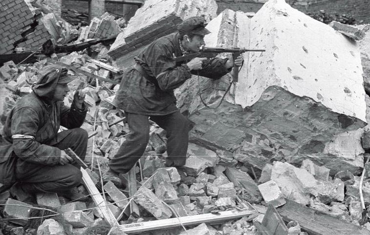 华沙起义中德军暴行图片