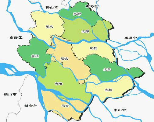 佛山龙江地图高清版图片