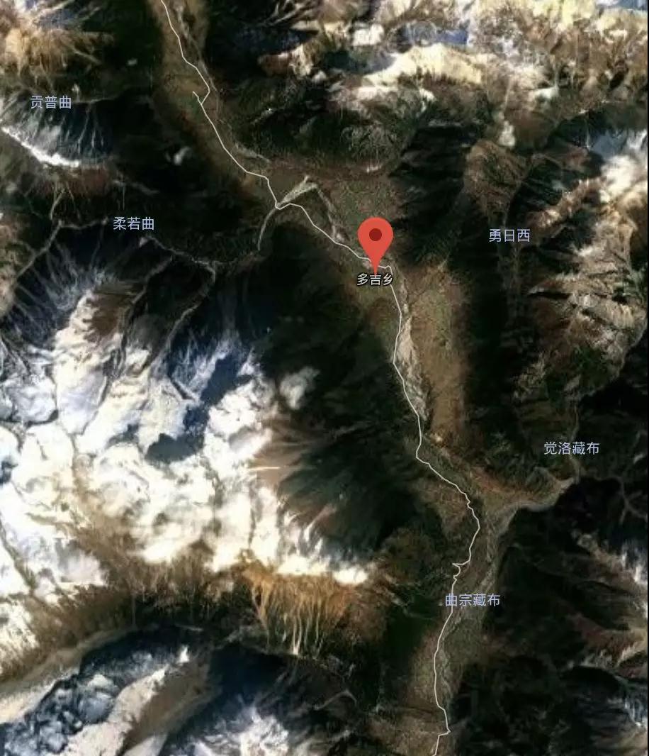 横断山脉卫星图图片
