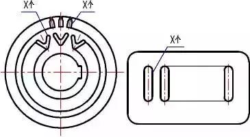 2张cad制图简化画法