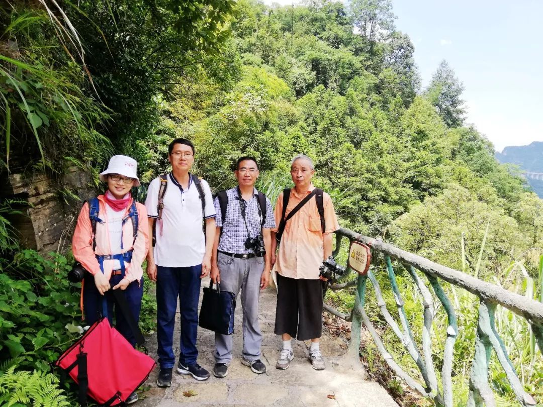 中国科学院华南植物园研究员邓云飞一行老道湾采集珍贵植物样本