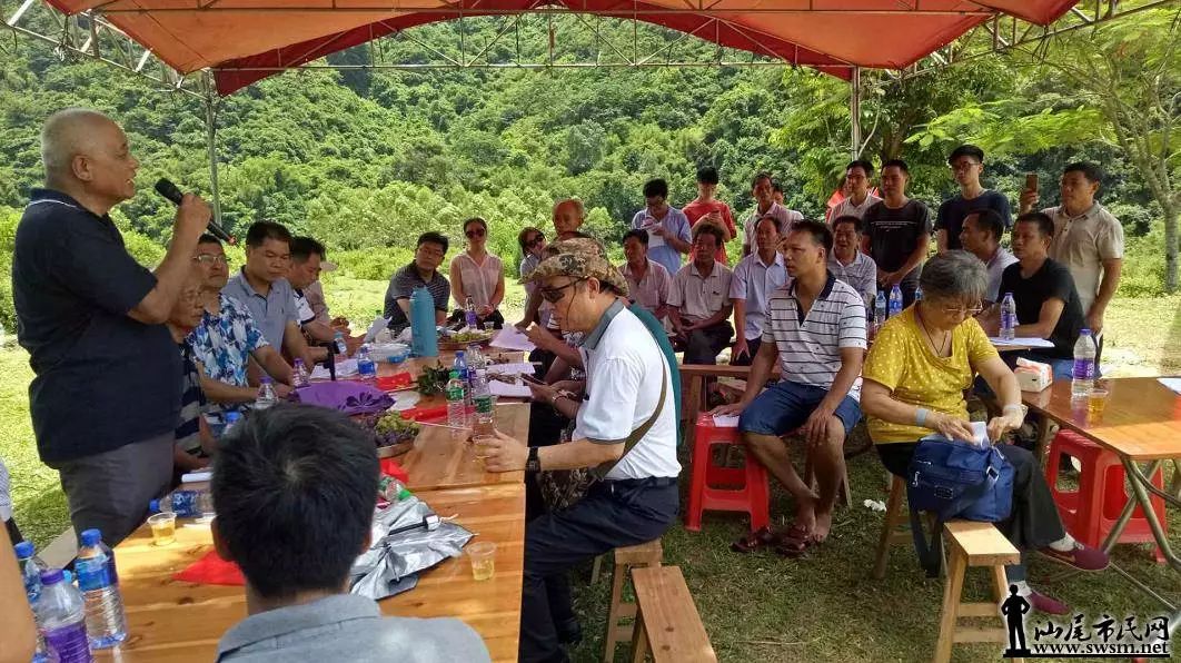 古大存儿子古延贤先生到红色黄羌寻找父辈的革命足迹