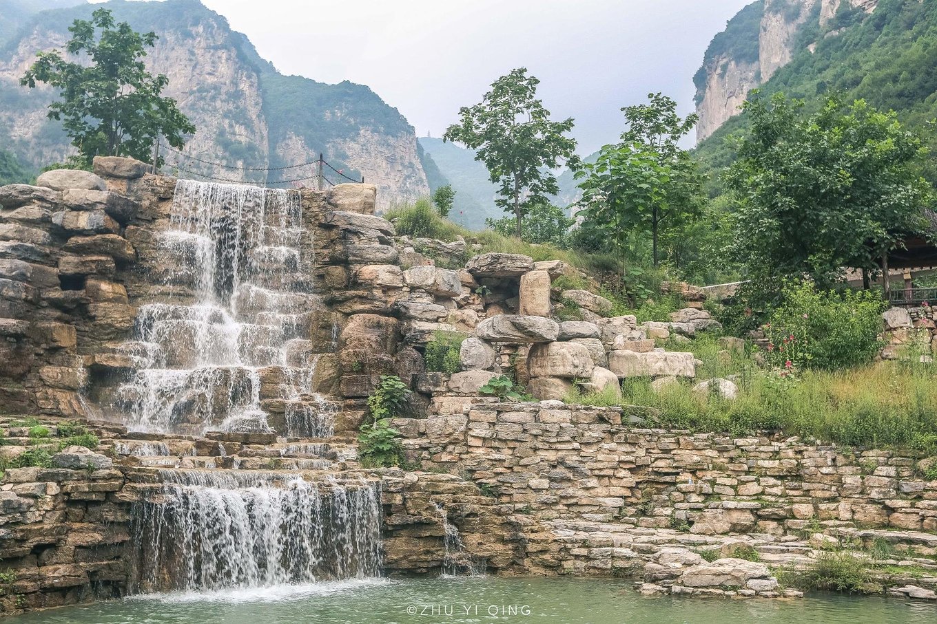 雲丘山第一高峰,不僅景色絕佳,還供奉著玉皇大帝