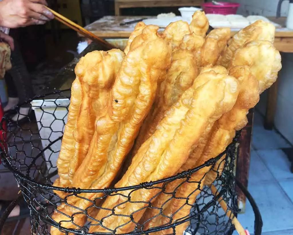 金华大饼油条图片