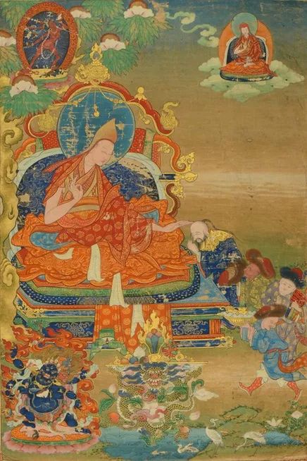 五世达赖喇嘛阿旺罗桑嘉措所著的《释迦牟尼·水晶宝镜》书中所载
