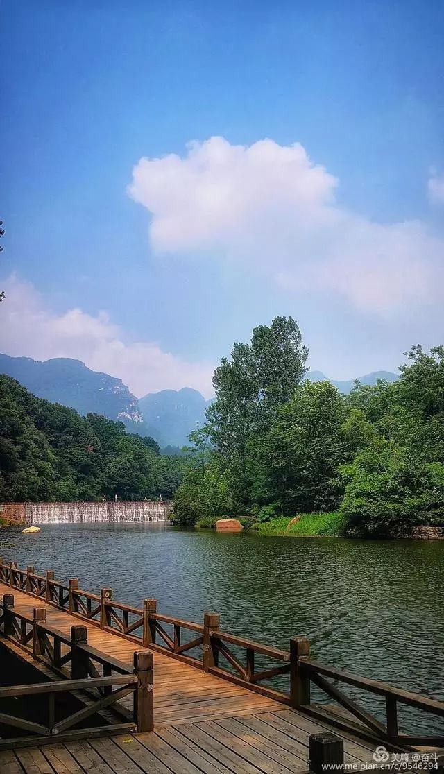 洛陽山水最美的景區青山綠水景色幽深清涼一夏