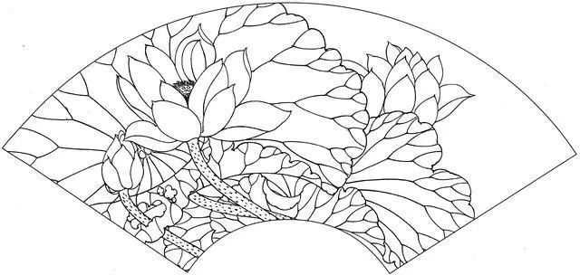 小学生扇面画 简笔画图片