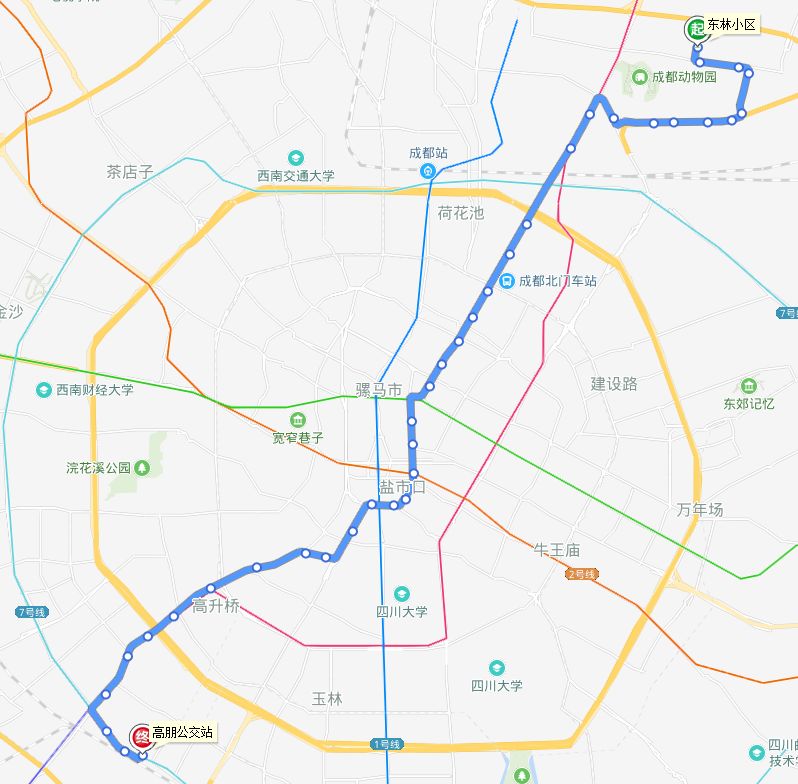 成都公交快线k2线路图图片