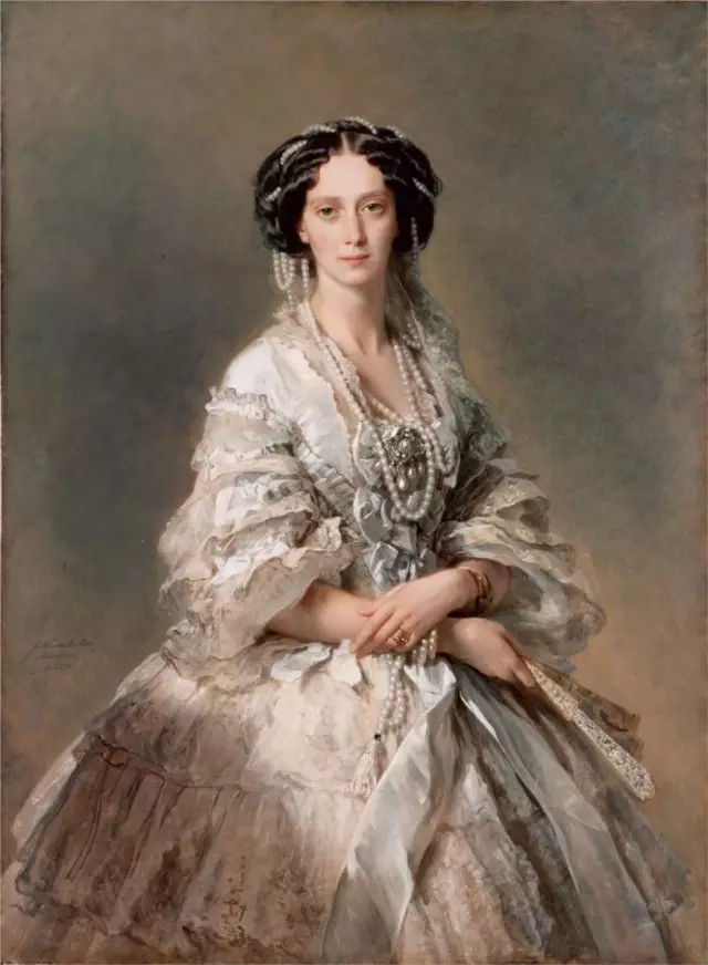 玛丽亚·费欧多洛夫娜皇后肖像1857弗洛琳达 布面油画 1853年 178