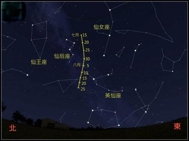 仙女星系位置图图片
