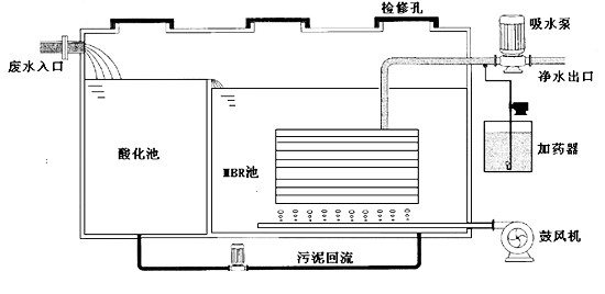 生物滤池的构造及简图图片