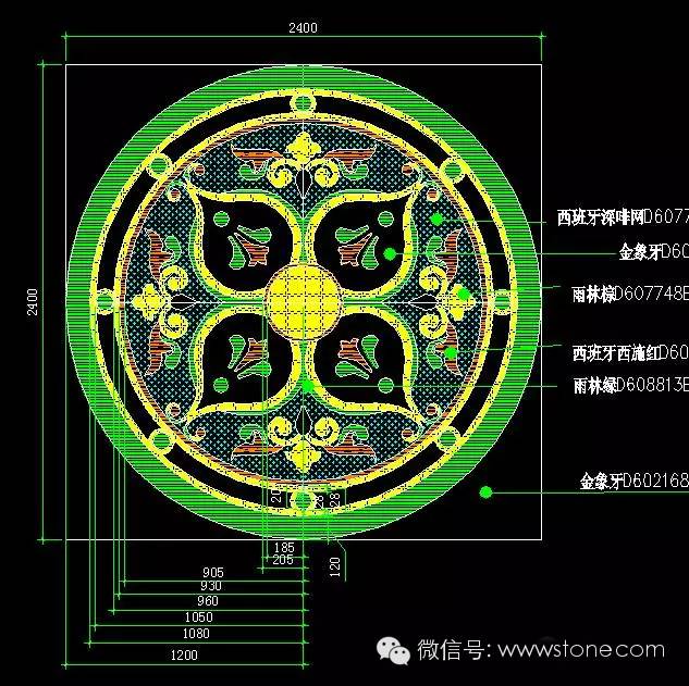 简单的花坛cad平面图图片