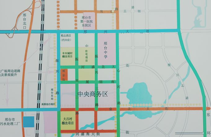 邢台市西南片区规划图图片