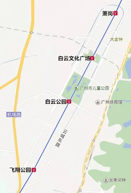 蕭崗村其實在白雲文化廣場站附近▼除了以上這些,廣州地鐵