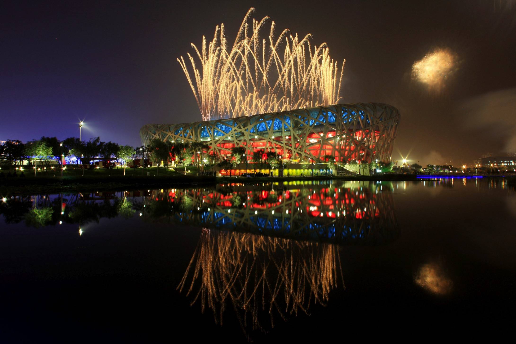 北京奥运会背景图片