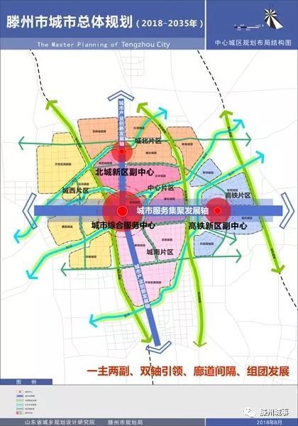 「滕州生活」滕州最新城市总体规划出炉,高铁新区纳入中心城区,重点