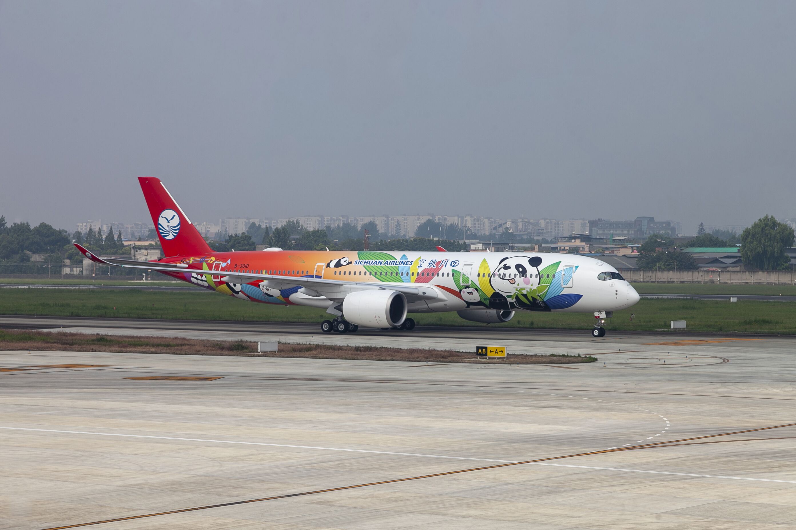 四川航空飞机照片图片