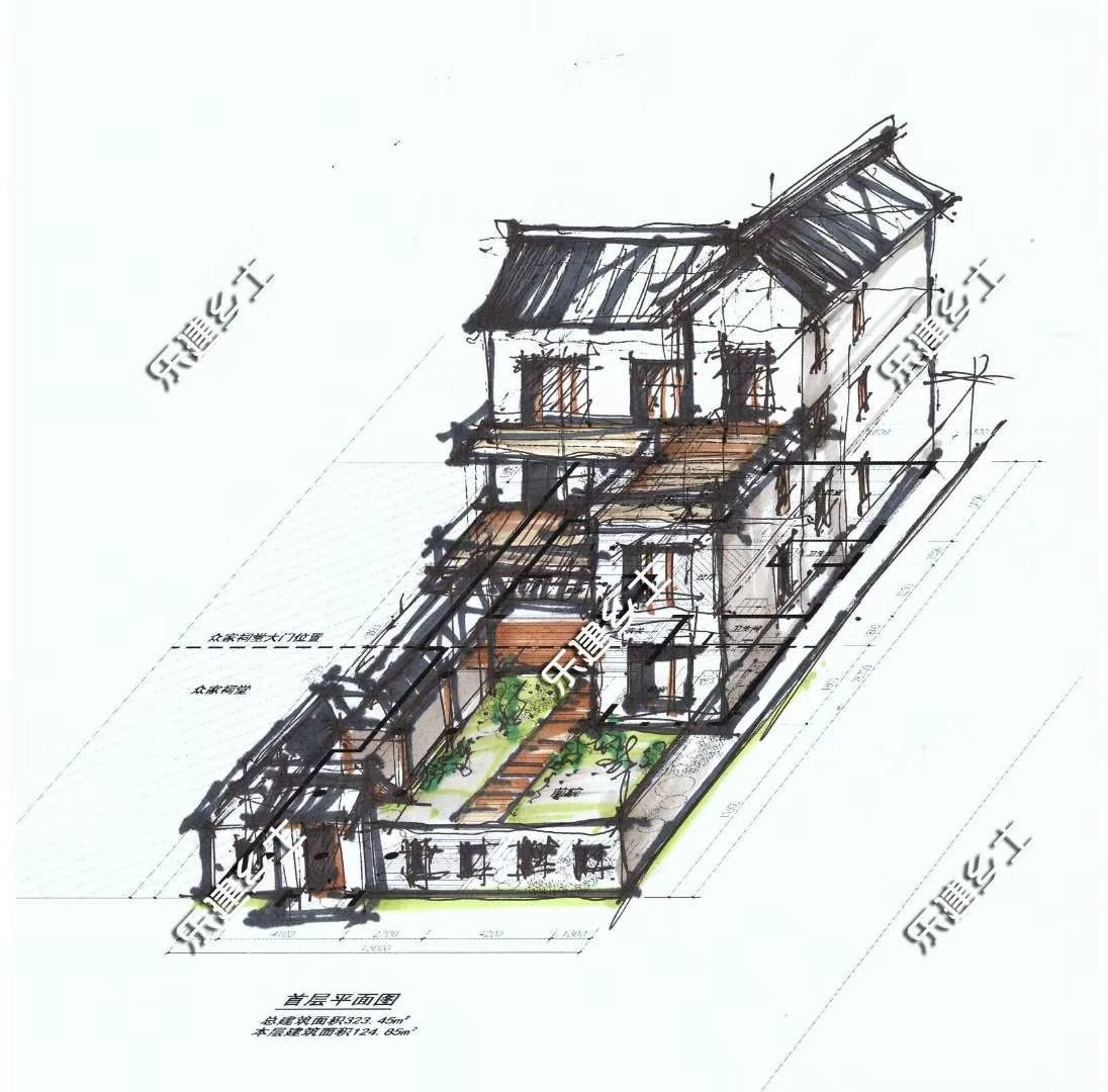 赣派建筑平面图图片