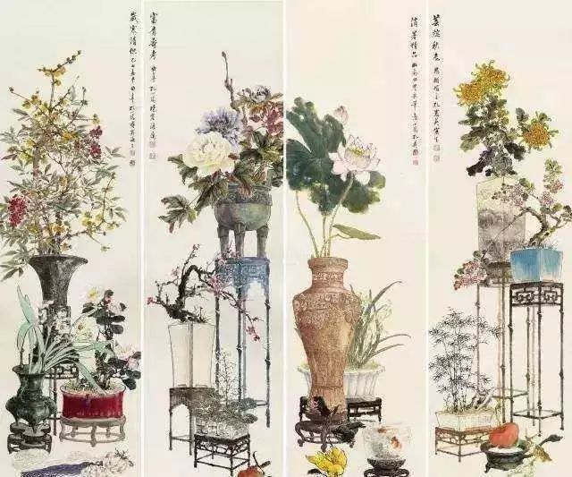 知识│读懂中国画术语工笔画写意画没骨画指画博古