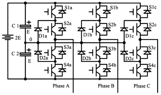 学习基于svpwm的三电平npc逆变器研究与仿真