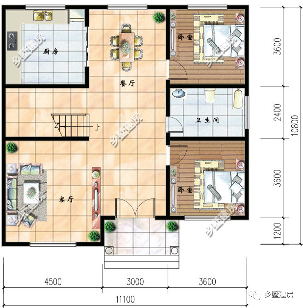 11x10米农村自建房的华丽转身!造价超经济,看了不想回城!