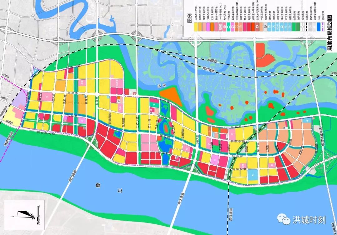 南昌县沿江片区城市设计方案出炉 !哪里是重点发展区域?