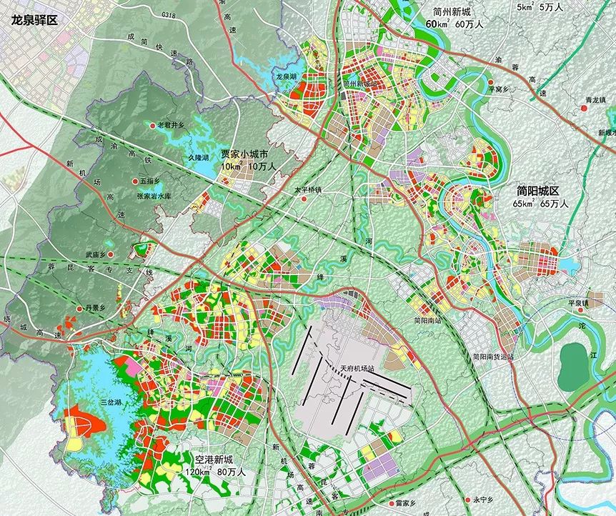 简阳:成都版"雄安新区,一个投资拉动的城市!_新城