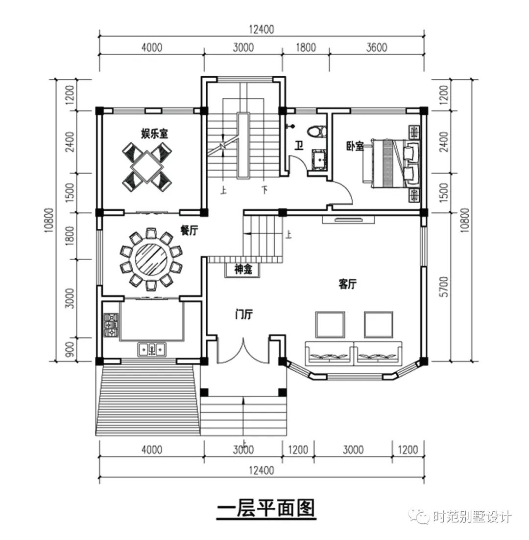 10x12米帶陽光房的複式三層歐式別墅6室5衛幸福生活從此開始