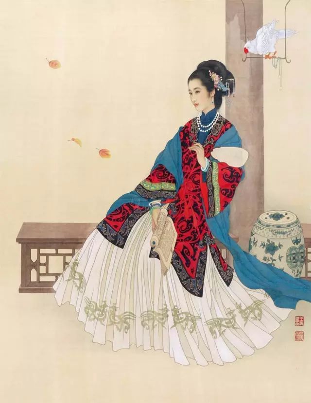 [推薦畫家]畫壇伉儷|趙經國 王美芳 工筆仕女圖(100幅)