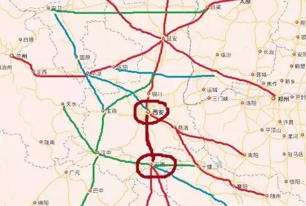西康高铁途经村庄地图图片