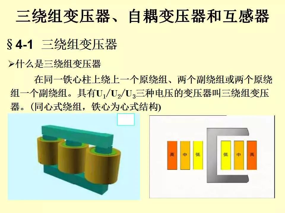 三相三绕组自耦变压器图片