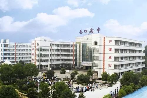 天门市岳口高级中学图片