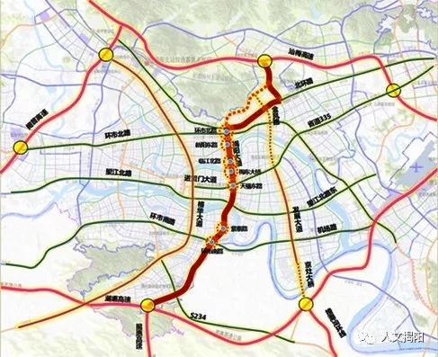 揭阳北环大道规划图图片