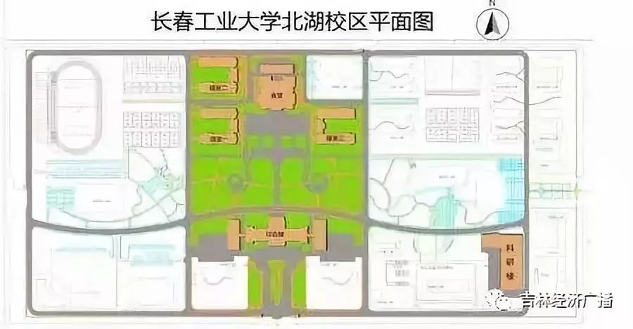 长春工业大学平面图图片