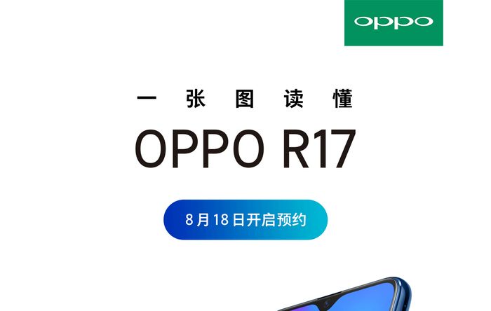 OPPO R17系列正式亮相：幻色渐变+水滴屏+光感屏下指纹